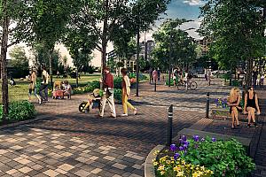 Une esquisse du nouveau parc.