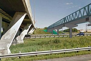 Une passerelle pour piétons et cyclistes sera construite à l'ouest du pont d'éta