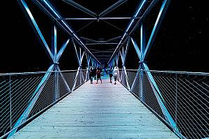 Châteauguay inaugure sa passerelle multifonctionnelle. Crédit : Ville de Châteauguay