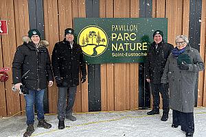 Saint-Eustache inaugure le pavillon du parc Nature. Crédit : Ville de Saint-Eustache