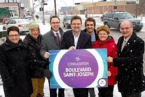 Réaménagement du boulevard Saint-Joseph à Gatineau