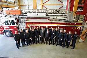 Inauguration de la nouvelle caserne de pompiers à Dolbeau-Mistassini