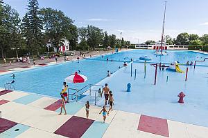 Piscine du parc de l’Exposition : une rénovation en trois étapes. Crédit : Ville de Trois-Rivières