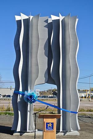 Baie-Comeau : Inauguration de la Place du 75e  