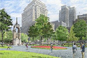 Le réaménagement de la place du Canada commencera en mai  