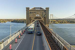 PJCCI prépare la réhabilitation à long terme du pont de Québec. Crédit : Les Ponts Jacques Cartier et Champlain Incorporée 