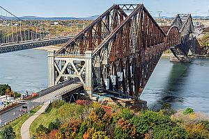 PJCCI lance des travaux d’entretien structural sur le pont de Québec. Crédit : PJCCI 