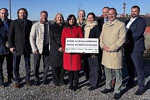 Mise aux normes du secteur de la conteneurisation de grain au Port de Montréal. Crédit : Port de Montréal