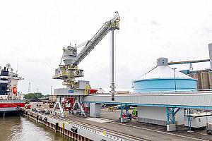 Le Port de Trois-Rivières et Alcoa inaugurent les nouvelles installations du quai 17. Crédit : Port de Trois-Rivières