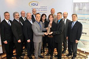 L'IDU Québec remet ses Prix d'excellence en immobilier 2013