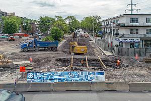 Prolongement de la ligne bleue. Crédit : Julien Perron-Gagné Photographe