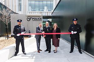 Inauguration du Quartier général du Service de police de Terrebonne, Sainte-Anne-des-Plaines et Bois-des-Filion. Crédit : Ville de Terrebonne