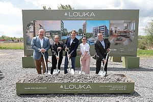 Le chantier du Quartier LOUKA démarre à Granby. Crédit : Groupe Iridium