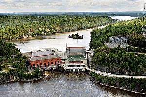 La centrale Rapides-des-Quinze - Photo : Hydro-Québec