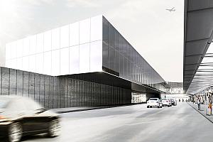 Station du REM à YUL : ADM retient la soumission des entreprises AECON et EBC. Crédit : Jodoin Lamarre Pratte architectes / Saucier Perrotte architectes concepteur signature