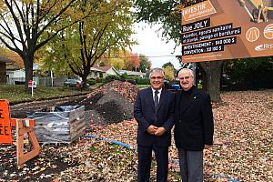Infrastructures municipales : importants travaux sur la rue Joly