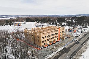 Un projet d'habitation mixte pour personnes aînées autonomes à Granby. Crédit : SHQ