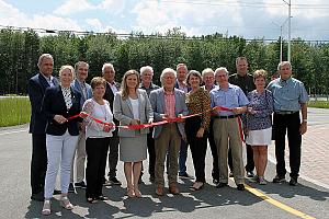 Inauguration du dernier tronçon de l’axe routier 173/277. Crédit : MTQ