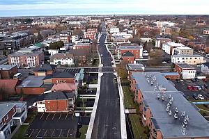 Drummondville : la réfection de la rue Lindsay est complétée. Crédit : Ville de Drummondville