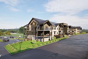 Un nouveau projet d’habitation à Saint-Bernard. Crédit : Architectes Roberge & Leduc