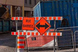 Révision des normes en matière de signalisation sur les chantiers à Montréal