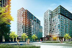 Projet immobilier de plus de 1000 unités à Dorval. Crédit : North American Development Group