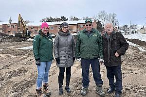 Nicolet lance le chantier du projet résidentiel Station du Domaine. Crédit : Ville de Nicolet