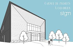 Le carnet de projets à colorier de STGM - Image fournie par STGM