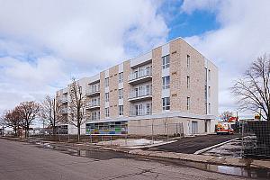 30 logements pour personnes en situation d’itinérance livrés à Longueuil. Crédit : Les Habitations Communautaires Longueuil