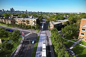 Tramway de Québec : appels d’offres à venir pour des travaux de réseaux techniques urbains. Crédit : Ville de Québec