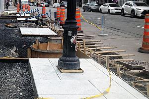 Les travaux  réalisés par Eurovia Québec Construction inc.