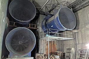 Le système de ventilation est composé de plus de 80 ventilateurs ainsi que de cheminées d’alimentation et d’extraction. Photo : MTQ