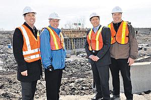 L’équipe du bureau de projet Turcot. 