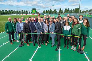 L’Université de Sherbrooke dévoile sa nouvelle piste d’athlétisme - Photo fournie par l’UdeS - Crédits : Michel Caron