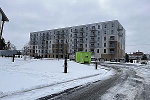 Un immeuble de 100 logements abordables pour aînés inauguré à Rimouski. Crédit : SHQ