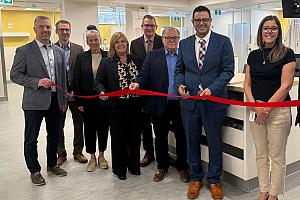 Inauguration de la nouvelle urgence de l'Hôpital de Saint-Georges. Crédit : CAQ