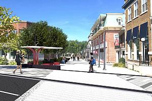 Victoriaville a entrepris de transformer complètement sa première rue commercial