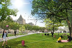 La Ville de Montréal a présenté son plan d’ensemble pour l’aménagement du square