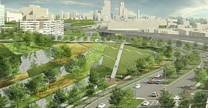 Vue d'ensemble du projet Turcot. © MTQ