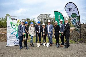 Zone Agtech : première pelletée de terre du Complexe d’innovation en agrosciences et agritechnologies. Crédit : Zone Agtech