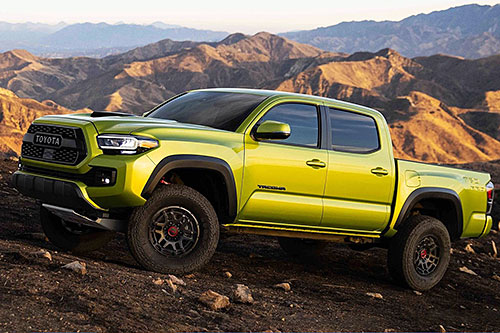 Au moment où vous verrez cette photo, le Toyota Tacoma devrait être redessiné. Crédit : Toyota