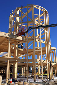 Pavillon de l’agriculture biologique du Cégep de Victoriaville. Photo de Tergos Construction