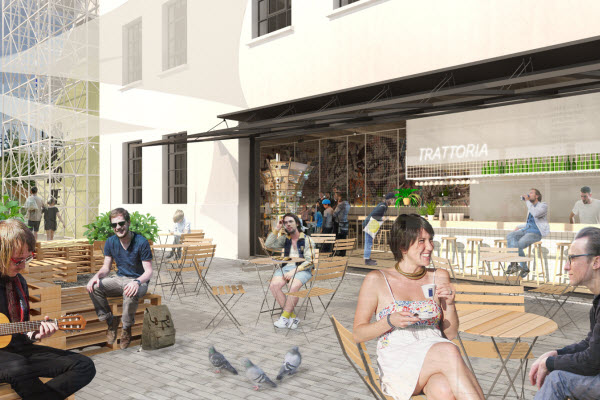  Tour d'aiguillage Wellington : 4,6 M$ pour un nouvel incubateur culturel. Crédit - ACM/WeArt 