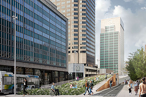 Une nouvelle vision architecturale pour le REM de l’Est. Crédit : CDPQ Infra