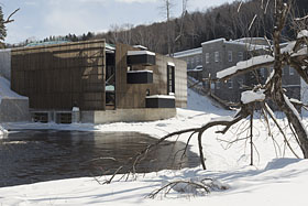 Atelier Pierre Thibeault pour le projet Belvédère de Val-Jalbert - Photo de Alain Laforest